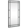 Vidaxl Specchio a parete rettangolare 40x80 cm Iron Black