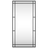 Vidaxl Mirror de pared rectangular 50x100 cm de hierro negro