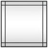 Vidaxl Wall Mirror Square 60x60 cm Iron Black
