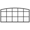 Vidaxl Specchio da parete BOOG 60x30 cm Iron Black