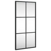Vidaxl Specchio a parete Rettangolare 30x60 cm Iron Black