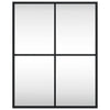 Vidaxl Mirror de pared rectangular 40x50 cm de hierro negro