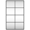 Vidaxl wandspiegel rechthoekig 50x80 cm ijzer zwart