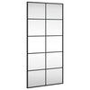 Vidaxl Specchio a parete Rettangolare 50x100 cm Iron Black