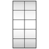 Vidaxl Specchio a parete Rettangolare 50x100 cm Iron Black