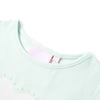 Camisa infantil vidaXL 104 menta claro