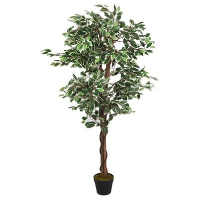 Vidaxl Ficus per piante artificiali 1008 foglie di 180 cm verde