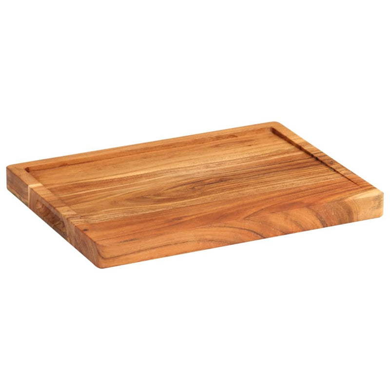 Vidaxl Hakblok 43x32x3.5 cm Solid Acaciahout