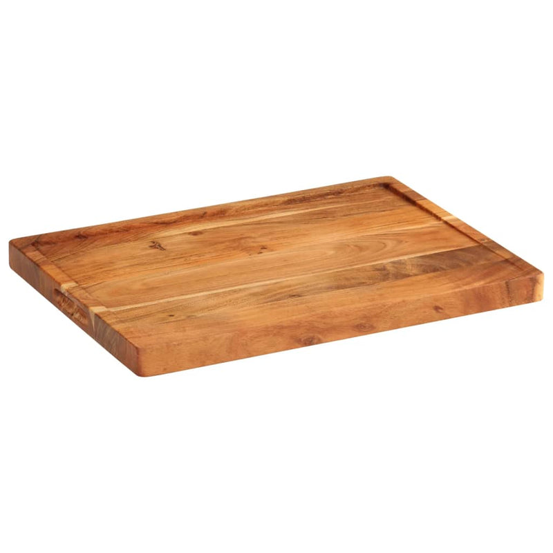 Vidaxl Hakblok 52x38x3.5 cm Solid Acaciahout