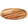 Vidaxl Hakblok Ø 30x2,5 cm Acacia solida