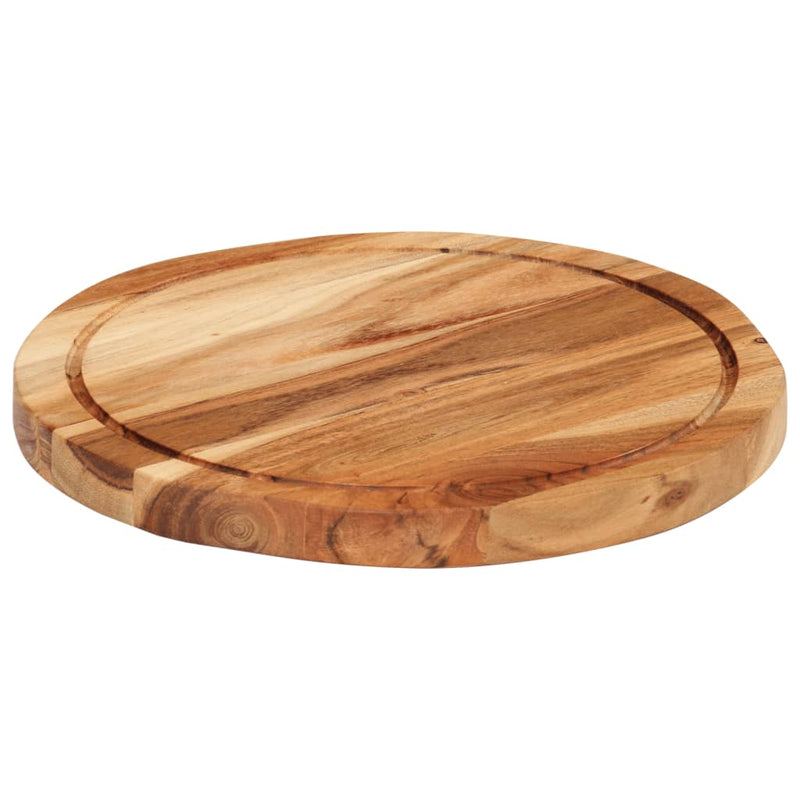 Vidaxl Hakblok Ø 30x2,5 cm Acacia solida
