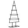 Vidaxl Decorazione natalizia albero di Natale 60 cm di metallo nero