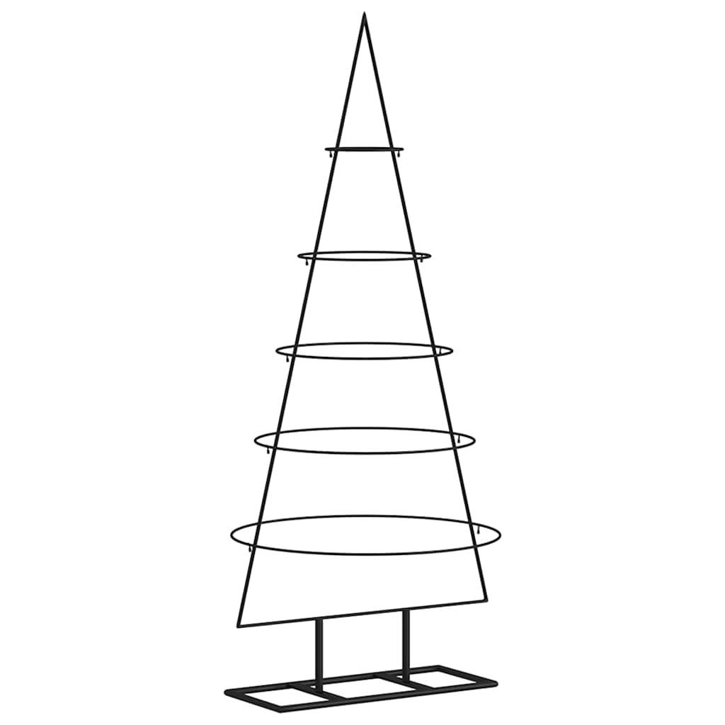 Vidaxl Decoración de Navidad Árbol de Navidad de 125 cm de metal negro