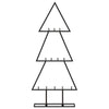 Vidaxl kerstdecoratie kerstboom 60 cm metaal zwart