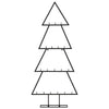 Vidaxl kerstdecoratie kerstboom 90 cm metaal zwart