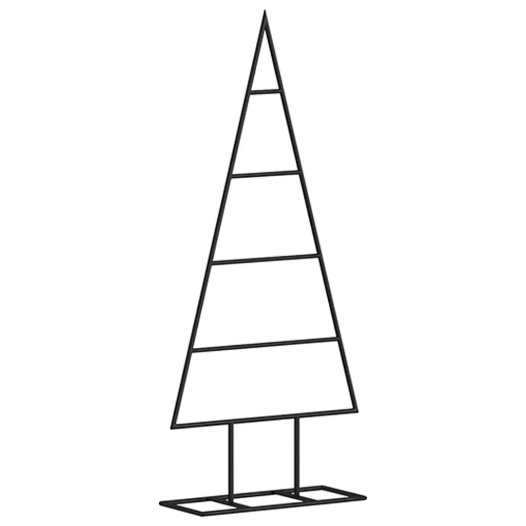 VidaXL Decorazione natalizia Albero di Natale 60 cm in metallo nero