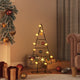 VidaXL Decorazione natalizia Albero di Natale 60 cm in metallo nero