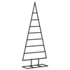 VidaXL Decoración navideña Árbol de Navidad 125 cm metal negro