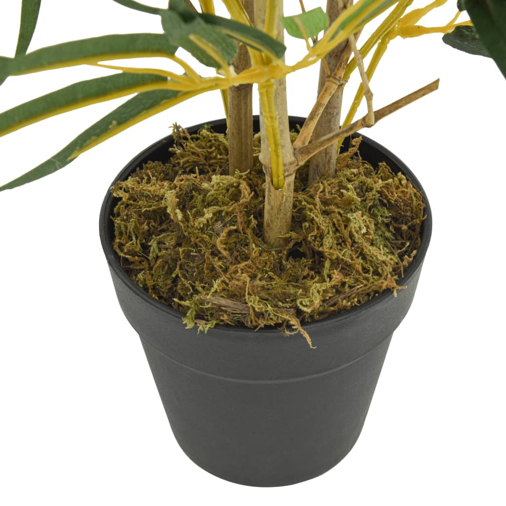 Vidaxl Bambú de planta artificial 368 Hojas 80 cm verde