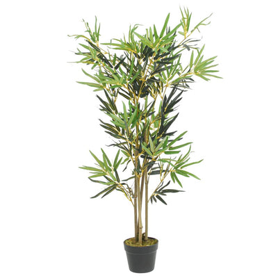 Vidaxl planta artificial bambú 552 hojas de 120 cm verde