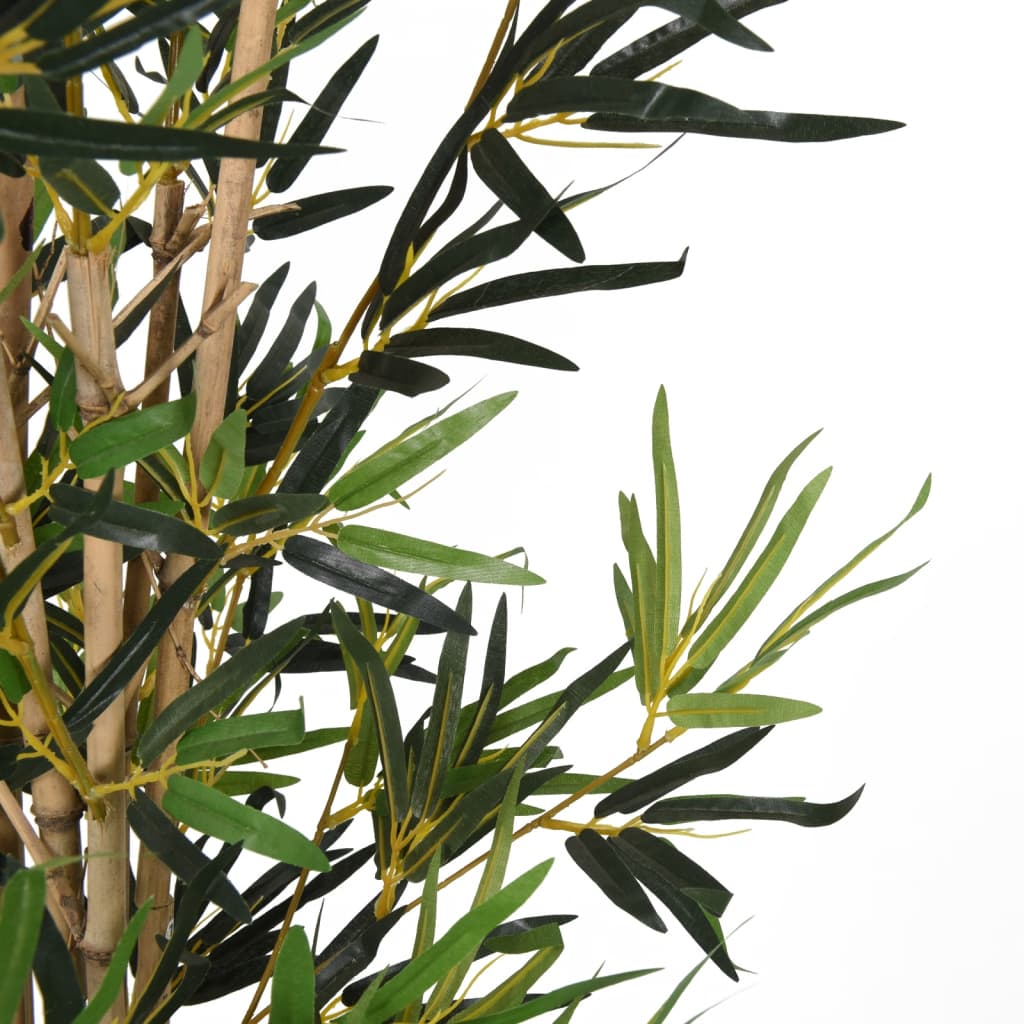 VidaXL pianta artificiale bambù 1104 foglie 180 cm verde