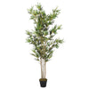 Vidaxx pianta artificiale bambù 1380 foglie 200 cm verde