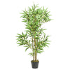 Vidaxl Bamboo per piante artificiali 552 foglie di 120 cm verdi