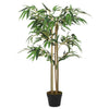 Vidaxl Bambú de plantas artificiales 380 hojas 80 cm verde