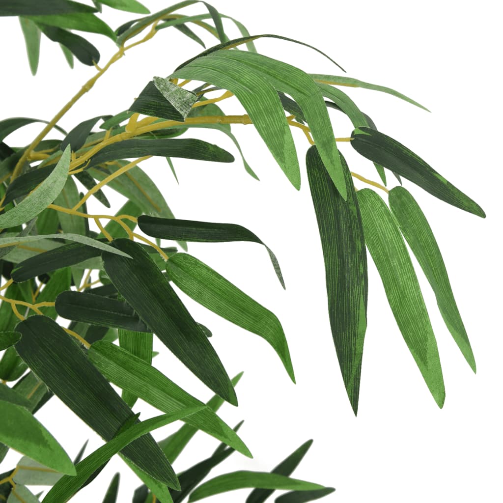 Vidaxl Bambú de plantas artificiales 380 hojas 80 cm verde