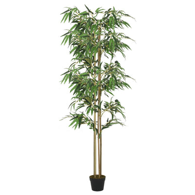 Vidaxl Bambú de planta artificial 988 Hojas de 150 cm verde