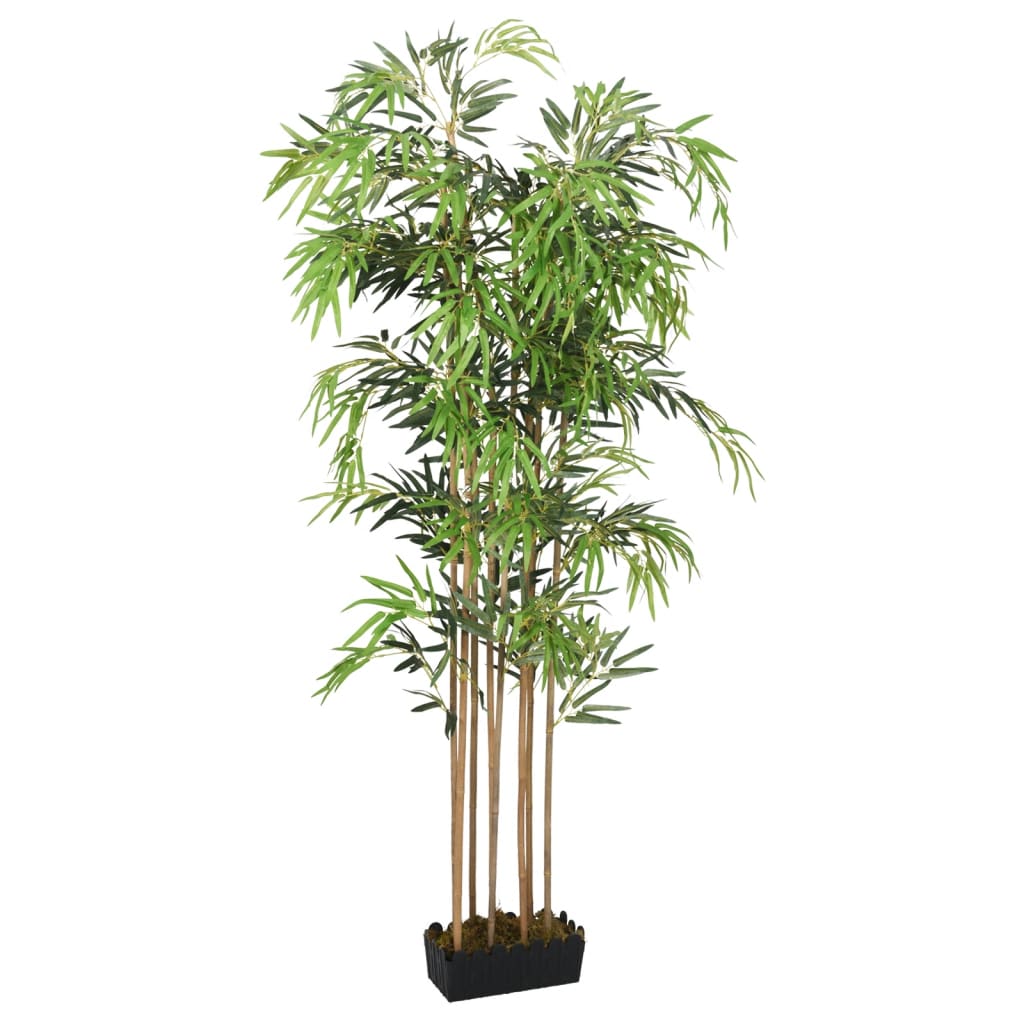 Vidaxx pianta artificiale bambù 1095 foglie 150 cm verde