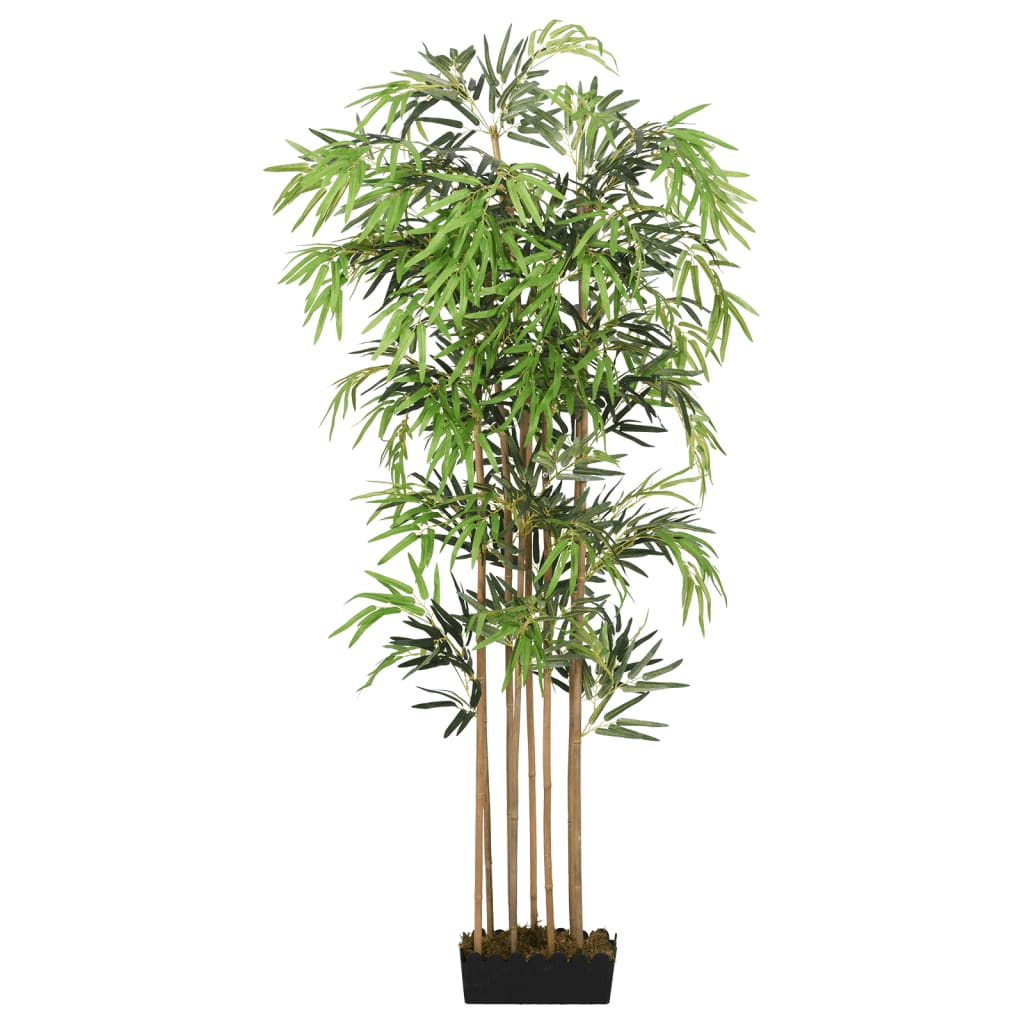 Vidaxx pianta artificiale bambù 1095 foglie 150 cm verde
