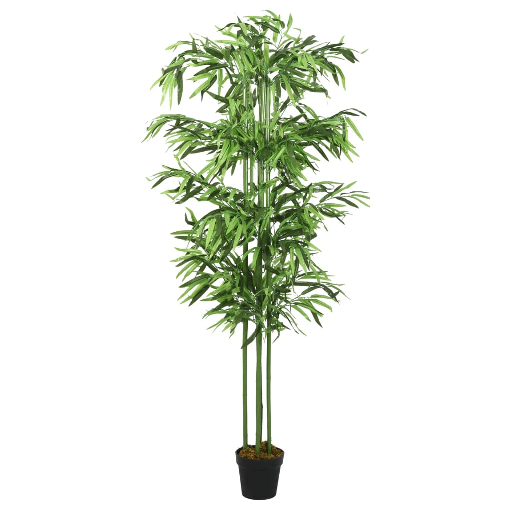 Vidaxl planta artificial bambú 240 hojas 80 cm verde