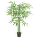 VidaXL planta artificial bambú 384 hojas 120 cm verde