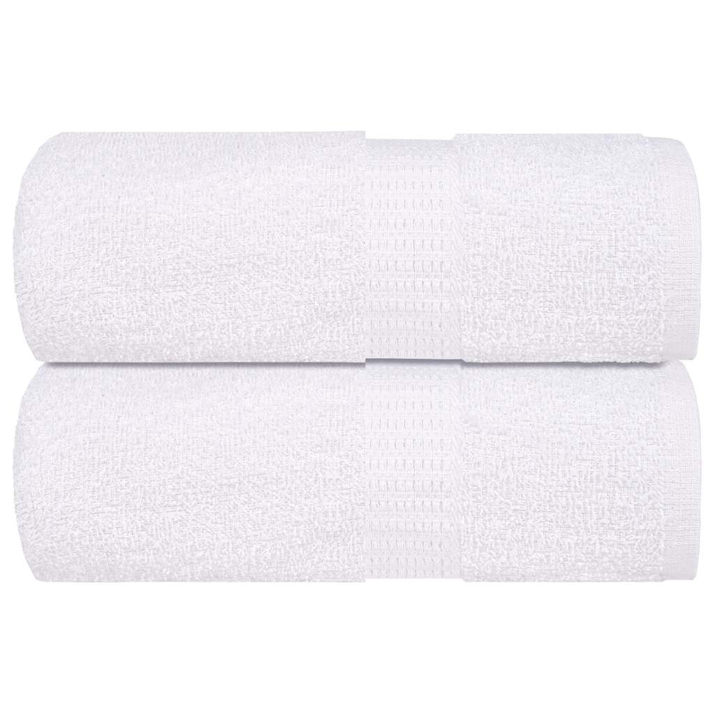 Vidaxl Washots 2 St 15x21 cm 360 g m² 100% di cotone bianco