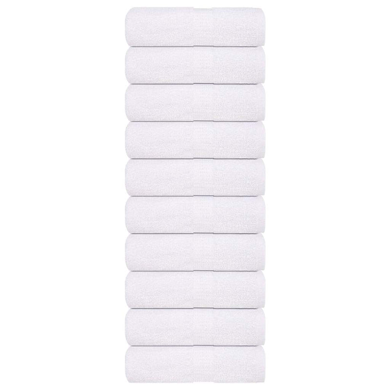 Vidaxl Washots 10 St 15x21 cm 360 g m² 100% di cotone bianco