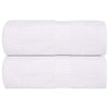 Vidaxl washandjes frogn 2 st 30x30 cm 360 g m² wit
