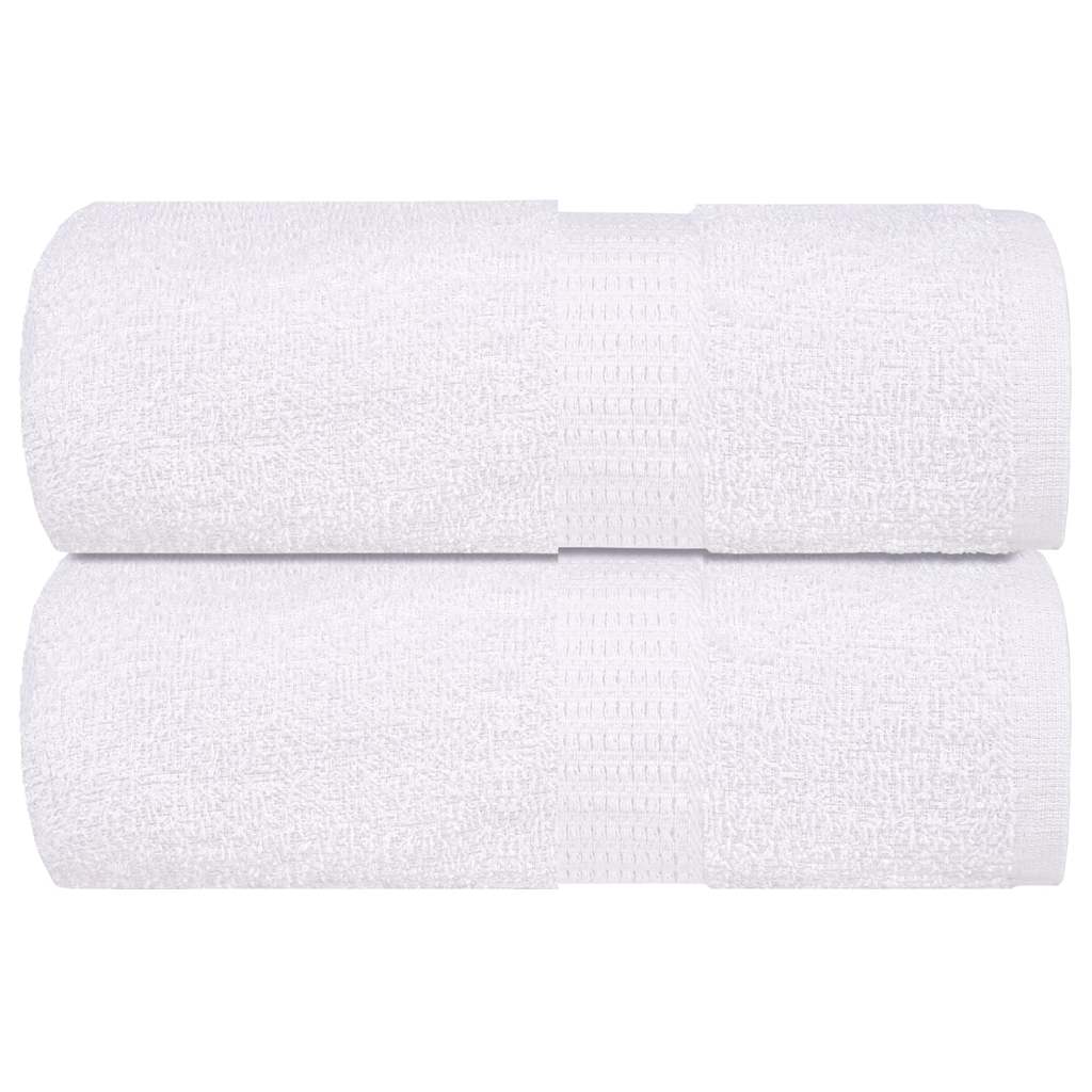 Toallitas de jabón Vidaxl 2 st 30x30 cm 360 g m² 100% de algodón blanco