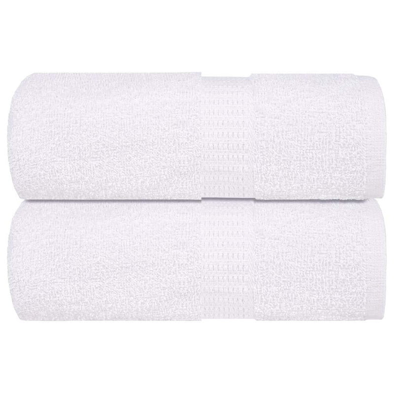 VIDAXL SALPES SAPAGGIO 2 ST 30x30 cm 360 g m² 100% di cotone bianco
