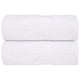 Toallitas invitadas de Vidaxl 2 pcs 30x50 cm 360 g m² 100% de algodón blanco