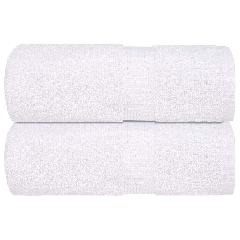 Vidaxl Guest Wipes 2 PCS 30x50 cm 360 g m² 100% di cotone bianco