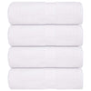 Vidaxl gastendoekjes frogn 4 st 30x50 cm 360 g m² wit