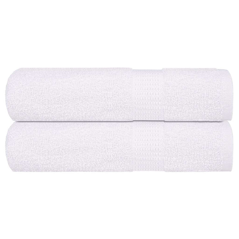 Asciugamani Vidaxl 2 ST 50x100 cm 360 g m² 100% di cotone bianco