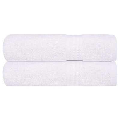 Asciugamani Vidaxl 2 ST 50x100 cm 360 g m² 100% di cotone bianco