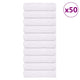 Toallas Vidaxl 50 ST 50x100 cm 360 g m² 100% de algodón blanco