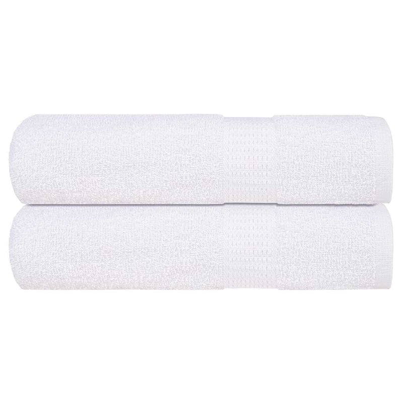 Toallas de ducha Vidaxl 2 st 70x140 cm 360 g m² 100% de algodón blanco