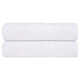 Toallas de ducha Vidaxl 2 st 70x140 cm 360 g m² 100% de algodón blanco