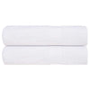 Vidaxl Asciugamani per doccia 2 ST 70x140 cm 360 g m² 100% di cotone bianco