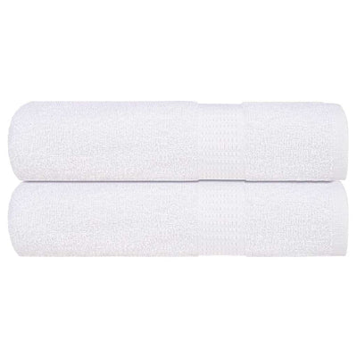 Toallas de ducha Vidaxl 2 st 70x140 cm 360 g m² 100% de algodón blanco