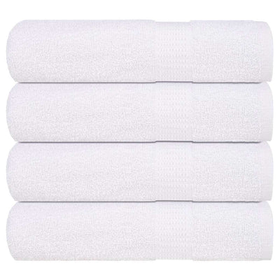 Toallas de ducha Vidaxl 4 ST 70x140 cm 360 g m² 100% de algodón blanco